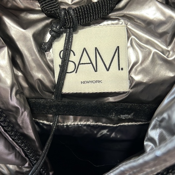 Sam GIRLS' SOHO BELTED DOWN PUFFER JACKET - LITTLE KID IN GUNMETAL - Picture 6 of 12